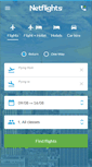 Mobile Screenshot of m.netflights.com