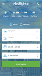 Mobile Screenshot of netflights.com